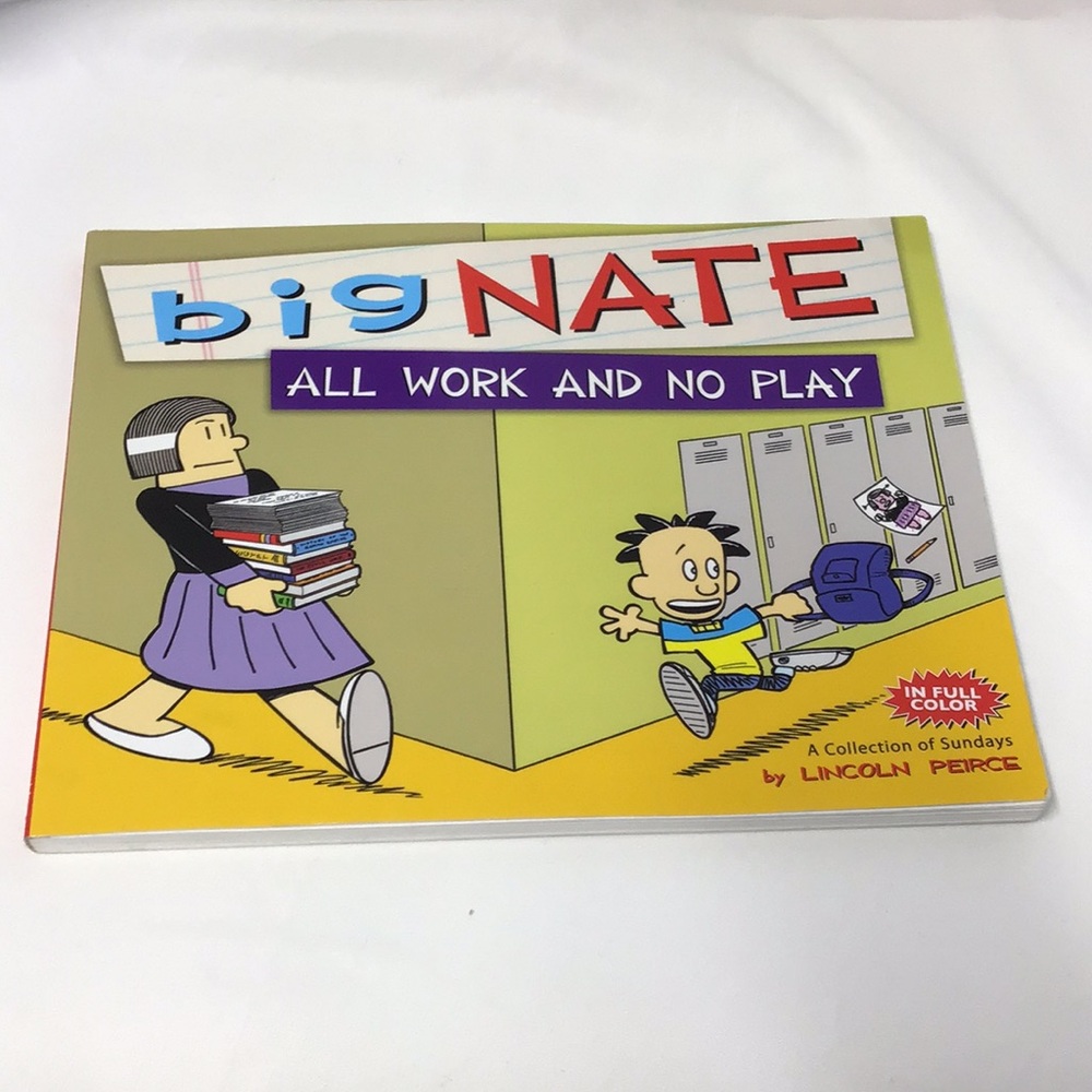 big NATE "All Work and No Play" Comic Collection by Lincoln Pierce 2012 color